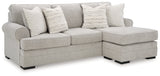 Eastonbridge Sofa Chaise, Chair, and Ottoman in Shadow from Ashley Furniture - Luna Furniture