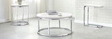 Echo 3-Piece Marble Top Occasional Table Set(Cocktail & 2 End Tables) from Steve Silver - Luna Furniture