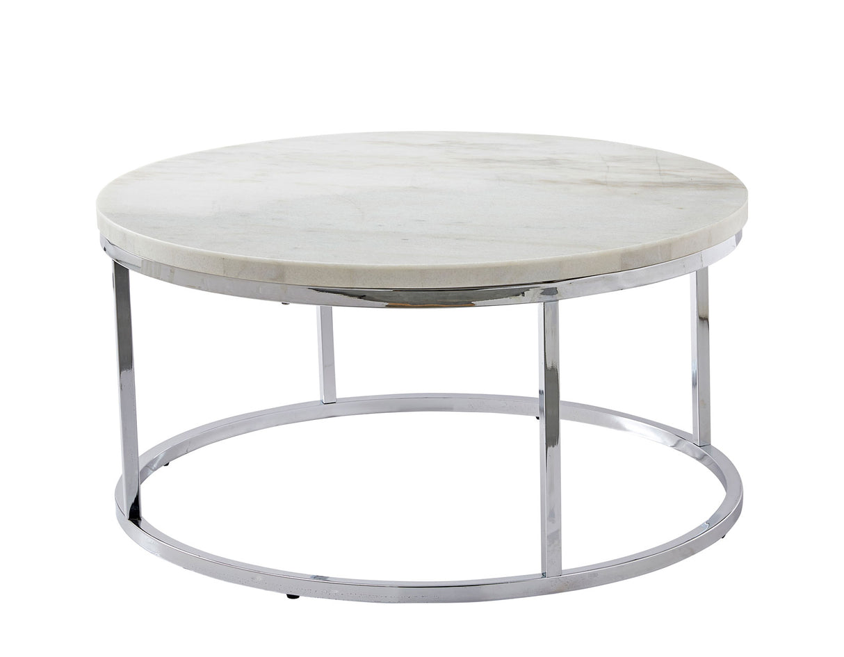 Echo 3-Piece Marble Top Occasional Table Set(Cocktail & 2 End Tables) from Steve Silver - Luna Furniture