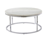 Echo 3-Piece Marble Top Occasional Table Set(Cocktail & 2 End Tables) from Steve Silver - Luna Furniture