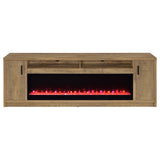 Eddy Mango 79-inch 2-Door TV Stand Fireplace Media Console from Coaster - Luna Furniture