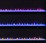 Eddy Mango 79-inch 2-Door TV Stand Fireplace Media Console from Coaster - Luna Furniture