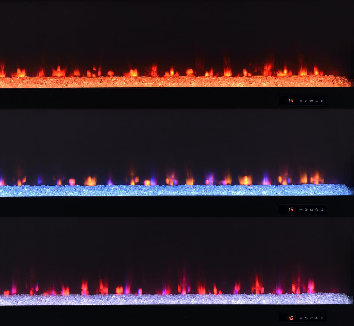 Eddy Mango 79-inch 2-Door TV Stand Fireplace Media Console from Coaster - Luna Furniture