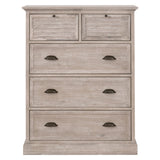 Eden 5-drawer High Chest from Essentials For Living - Luna Furniture