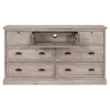 Eden 7-drawer Media Dresser from Essentials For Living - Luna Furniture