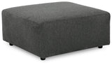 Edenfield Charcoal 3-Piece Sectional with Ottoman from Ashley - Luna Furniture