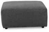 Edenfield Charcoal 3-Piece Sectional with Ottoman from Ashley Furniture - Luna Furniture