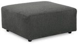 Edenfield Charcoal 3-Piece Sectional with Ottoman from Ashley Furniture - Luna Furniture