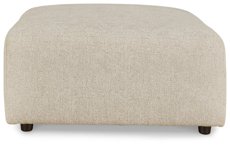 Edenfield Linen 3-Piece Sectional with Ottoman from Ashley - Luna Furniture