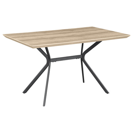 Edgecreek Light Brown Rectangular Wood Dining Table from Coaster - Luna Furniture