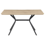 Edgecreek Light Brown Rectangular Wood Dining Table from Coaster - Luna Furniture