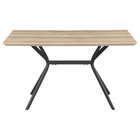Edgecreek Light Brown Rectangular Wood Dining Table from Coaster - Luna Furniture