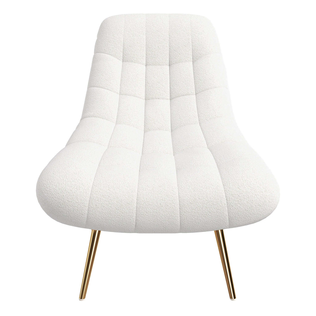 Aubrey Cream French Boucle Lounge Chair from Ashcroft Furniture - Luna Furniture