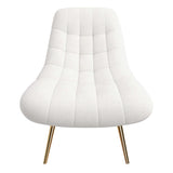 Aubrey Cream French Boucle Lounge Chair from Ashcroft Furniture - Luna Furniture