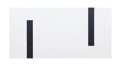 Eimear White/Black End Table from Furniture of America - Luna Furniture