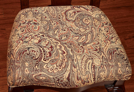 Elana Brown Cherry 5 Pc Round Dining Table Set from Furniture of America - Luna Furniture