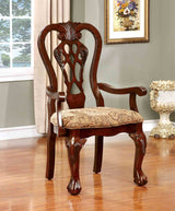 Elana Brown Cherry 9-Piece Dining Room Set from Furniture of America - Luna Furniture