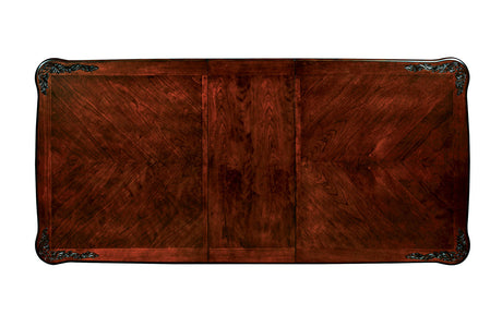 Elana Brown Cherry Extendable Dining Table from Furniture of America - Luna Furniture