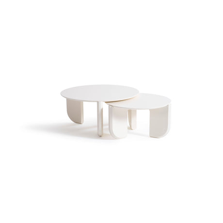 Elara Cream 3-Piece Coffee Table Set from Nova Furniture - Luna Furniture