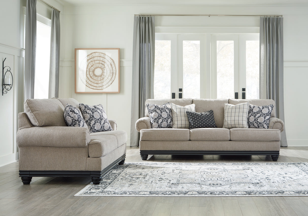 Elbiani Sofa and Loveseat in Alloy from Ashley - Luna Furniture