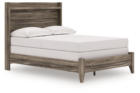 Elbrim Brown Full Panel Bed from Ashley - Luna Furniture