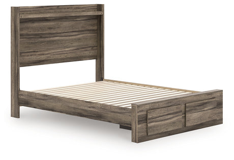 Elbrim Brown Full Panel Storage Bed from Ashley - Luna Furniture
