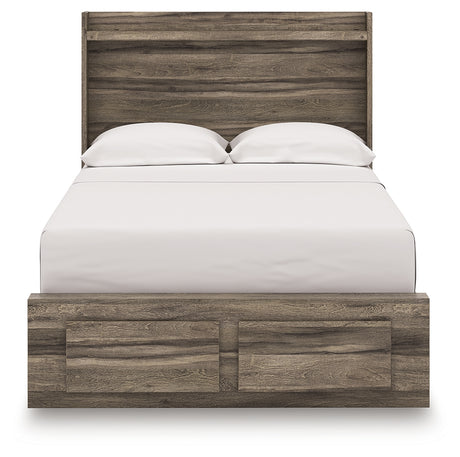 Elbrim Brown Full Panel Storage Bed from Ashley - Luna Furniture