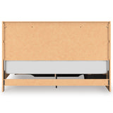 Elbrim Brown King Panel Storage Bed from Ashley - Luna Furniture