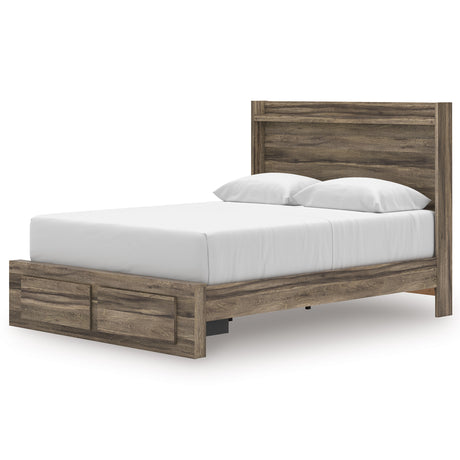 Elbrim Brown Queen Panel Storage Bed from Ashley - Luna Furniture