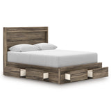 Elbrim Brown Queen Panel Storage Bed from Ashley - Luna Furniture