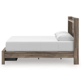 Elbrim Brown Queen Panel Storage Bed from Ashley - Luna Furniture