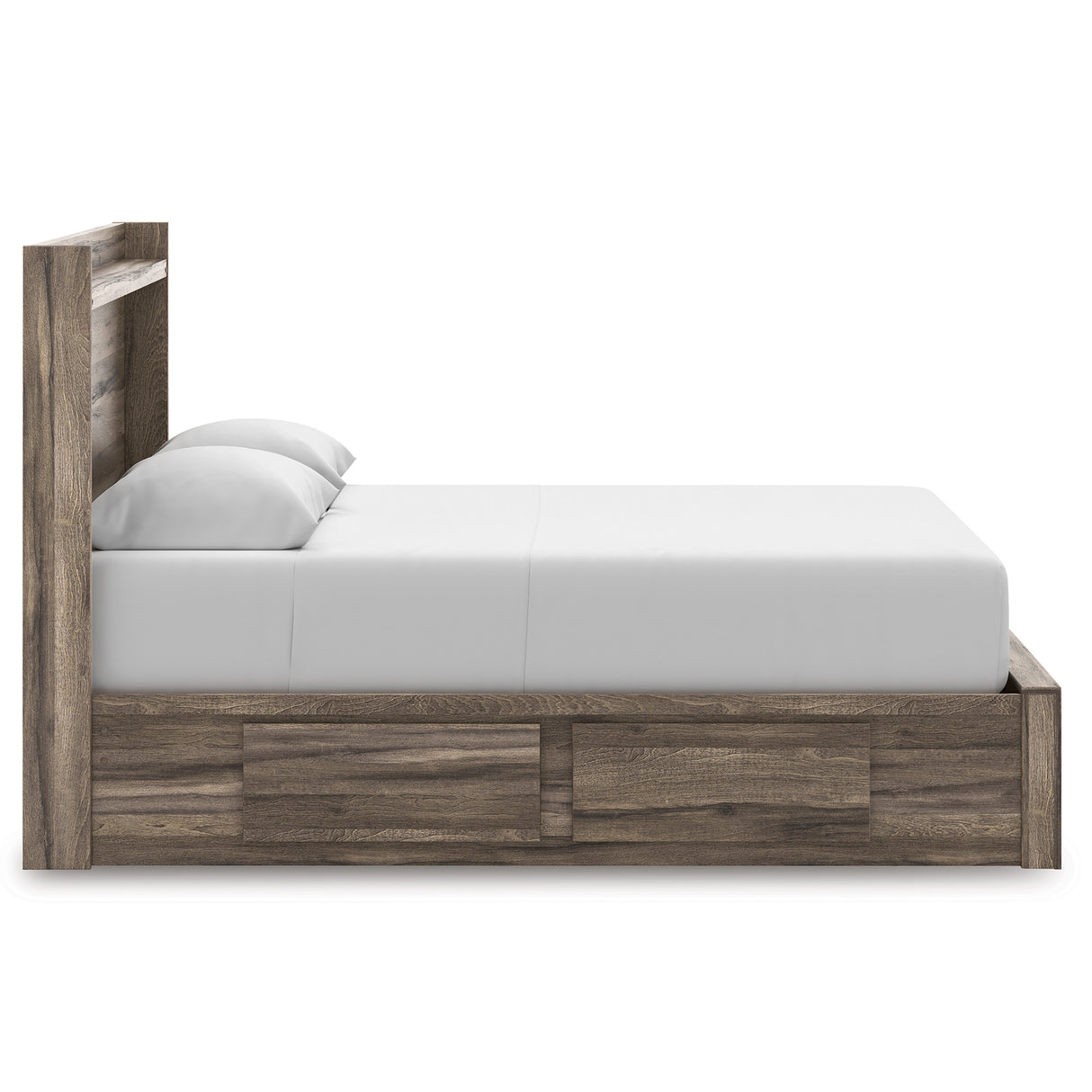 Elbrim Brown Queen Panel Storage Bed from Ashley - Luna Furniture