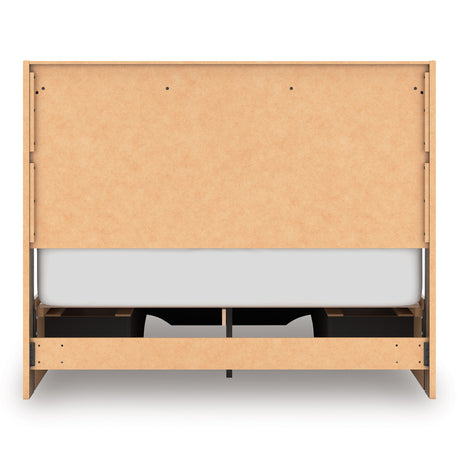 Elbrim Brown Queen Panel Storage Bed from Ashley - Luna Furniture