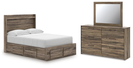 Elbrim Full Panel Storage Bed, Dresser and Mirror from Ashley - Luna Furniture