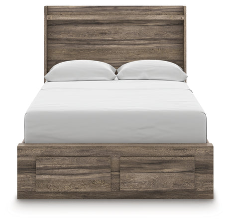 Elbrim Full Panel Storage Bed, Dresser and Mirror from Ashley - Luna Furniture