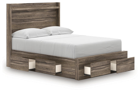 Elbrim Full Panel Storage Bed, Dresser and Mirror from Ashley - Luna Furniture