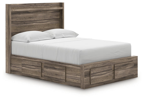 Elbrim Full Panel Storage Bed, Dresser and Mirror from Ashley - Luna Furniture