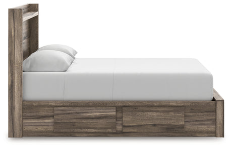 Elbrim Queen Panel Storage Bed, Dresser and Mirror from Ashley - Luna Furniture