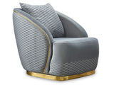 Elegance Chair in Light Grey from Furnia - Luna Furniture