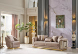 Elegance Chair in Beige from Furnia - Luna Furniture