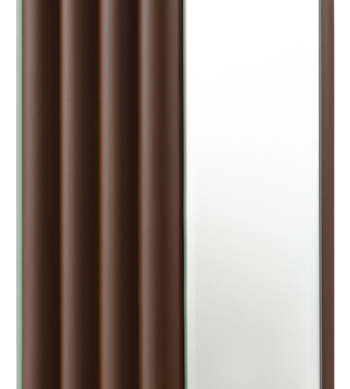 Elena Brown 67-inch Square Tapered Mirrored Floor Lamp from Coaster - Luna Furniture