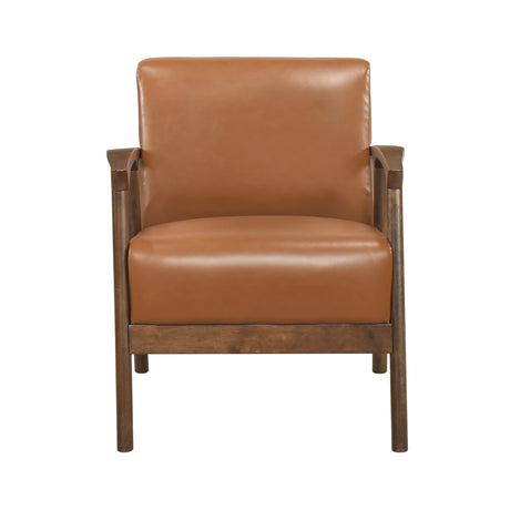 Eli Brown Accent Chair from Homelegance - Luna Furniture