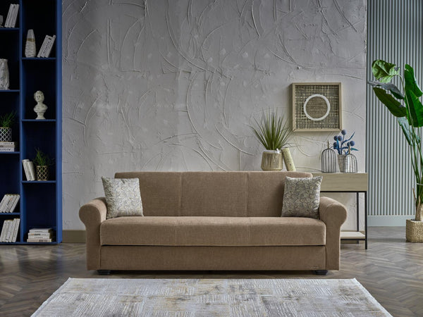 Elita Koopsi Brown Sleeper Sofa