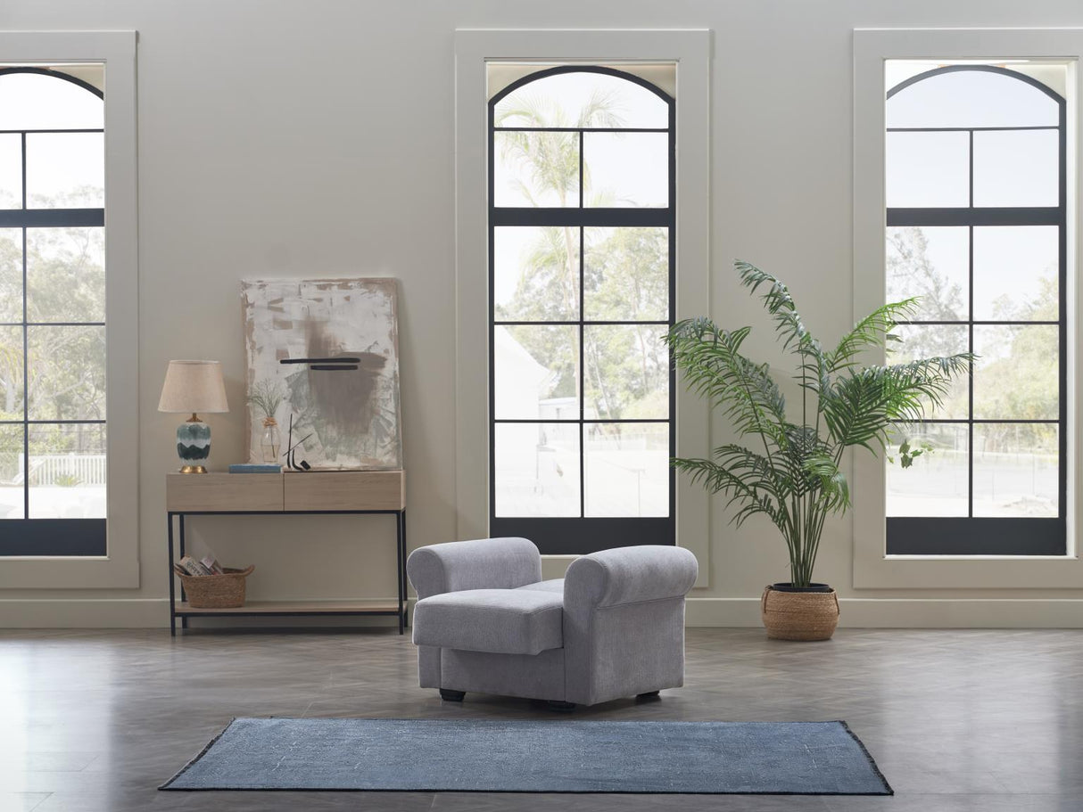 Elita Koopsi Light Gray Armchair from Bellona - Luna Furniture