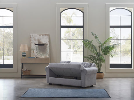 Elita Koopsi Light Gray Loveseat from Bellona - Luna Furniture