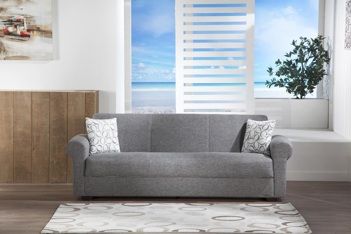 Elita S Diego Gray 3-Seat Sleeper Sofa from Bellona - Luna Furniture