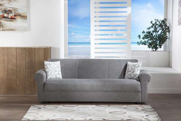 Elita Diego Gray Loveseat