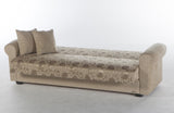 Elita S Yasemin Beige 3-Seat Sleeper Sofa from Bellona - Luna Furniture