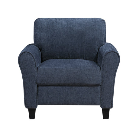Ellery Navy Chair from Homelegance - Luna Furniture