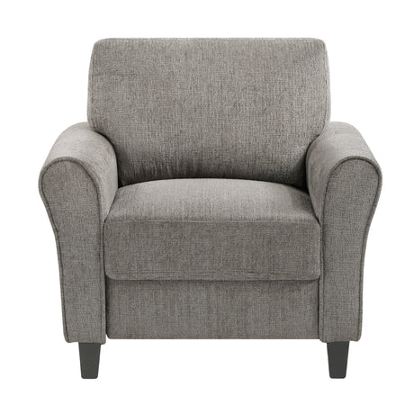 Ellery Pewter Chair from Homelegance - Luna Furniture
